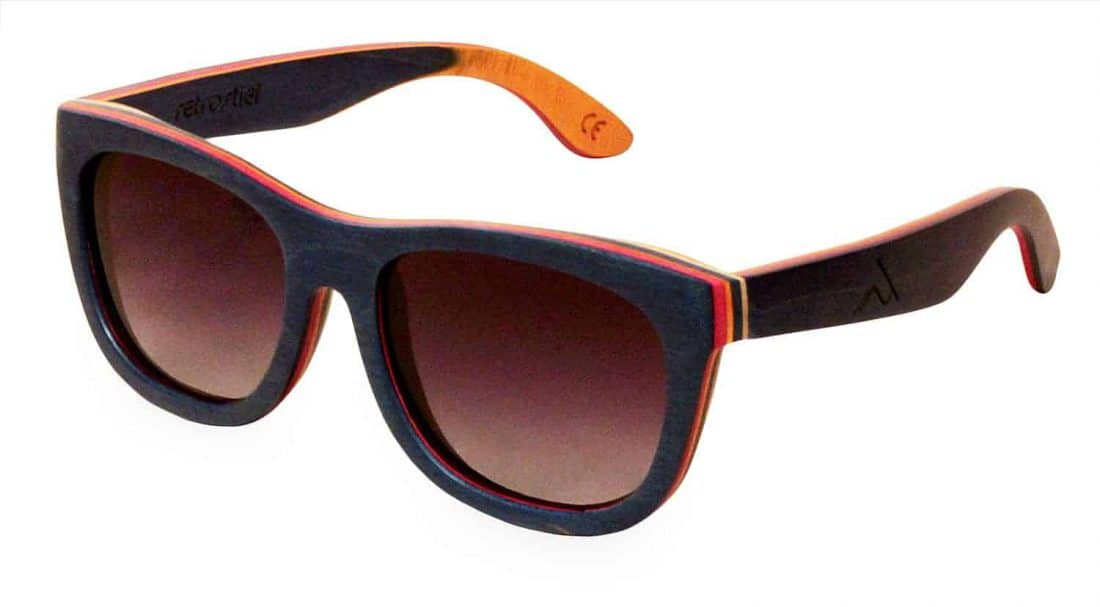 Holzsonnenbrille Skateboard Surf