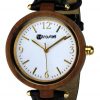 Wooden watch - Venezia Nut-Leather