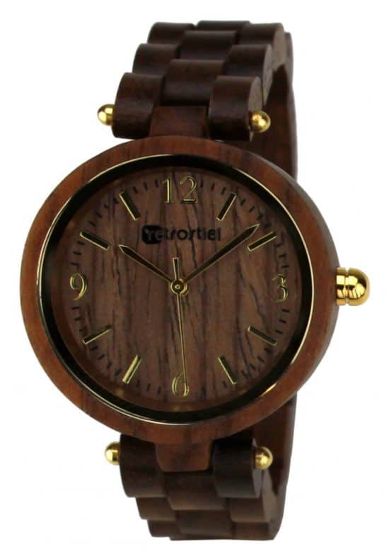 Armbanduhr aus Holz - Venezia Nut