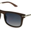 Holzsonnenbrille Driver Chrome