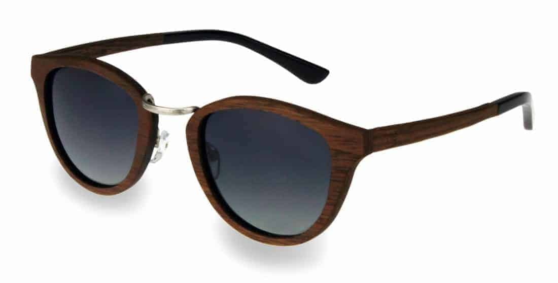 Holz Sonnenbrille Sweetheart Chrome Nut