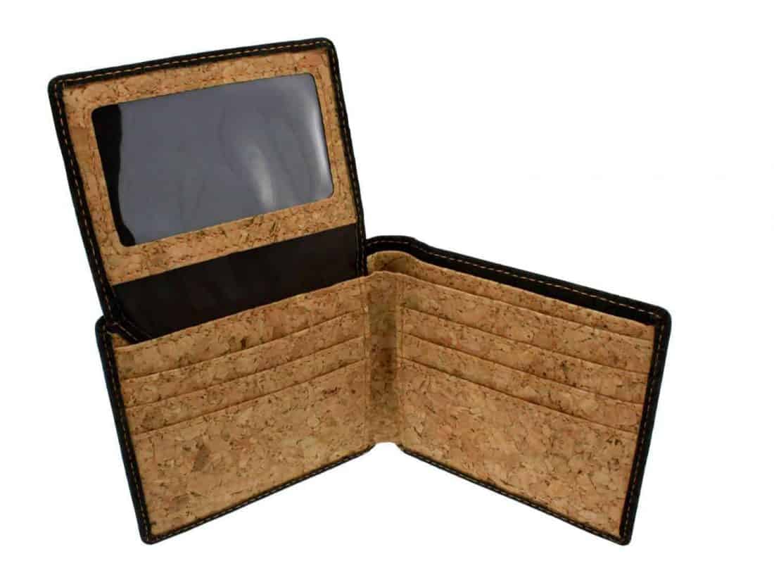 Cork Wallet Black & White